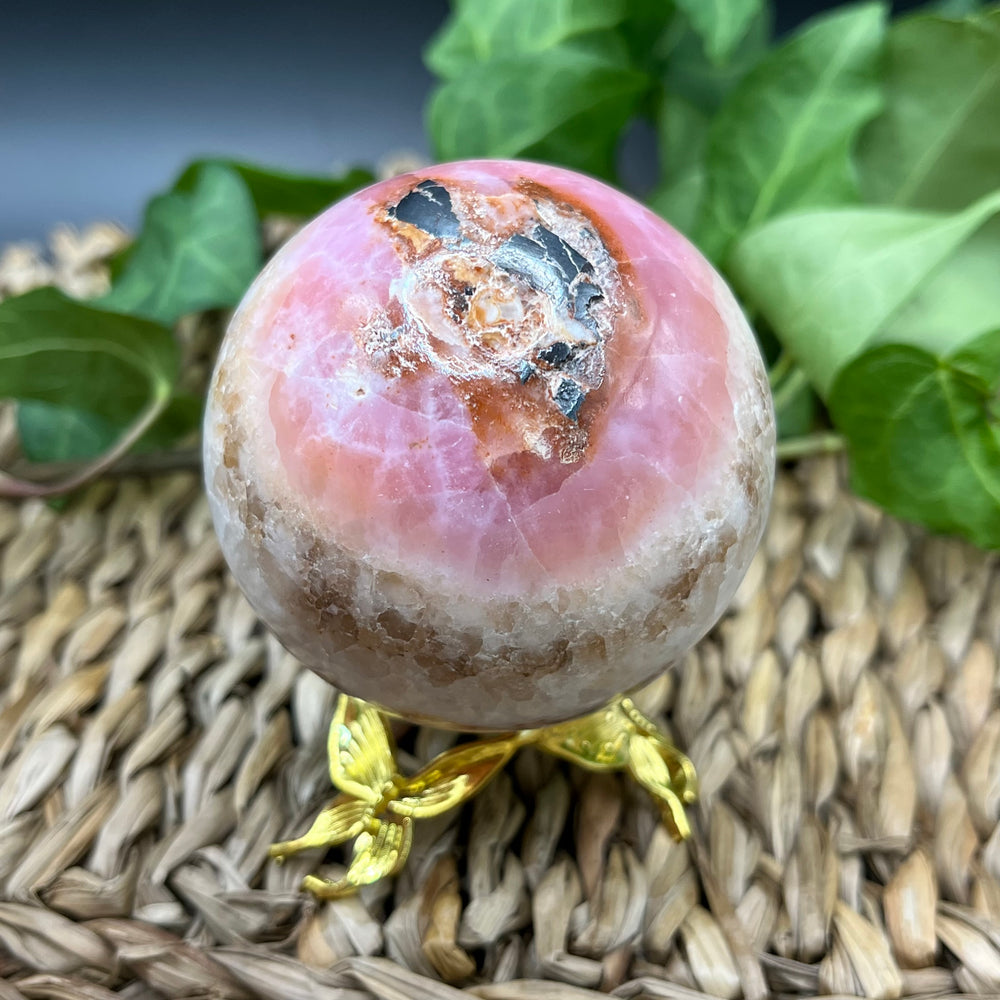 Rosa Aragonit Kugel Nr. 3