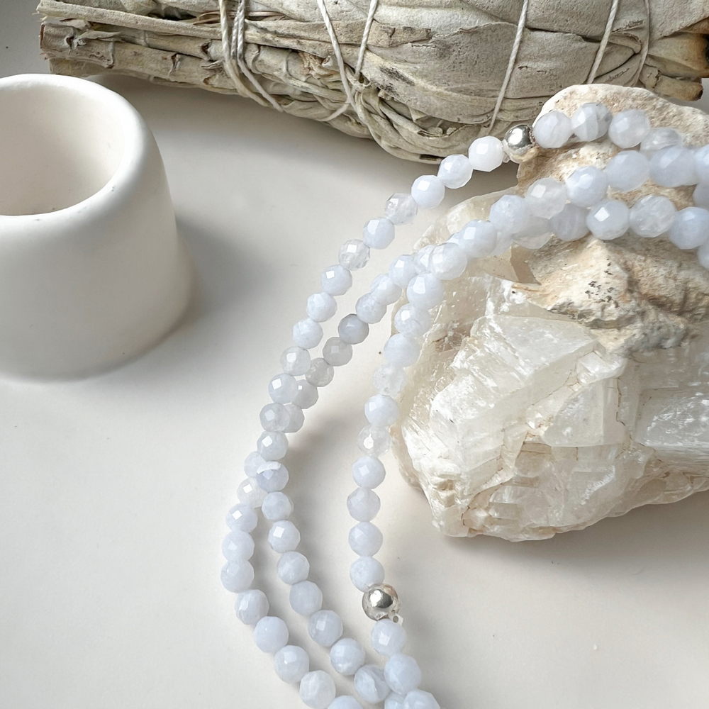 Chalcedon Armband Facettiert