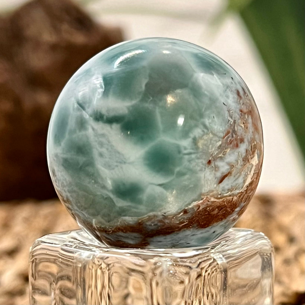 Larimar-Kugel Nr. 8