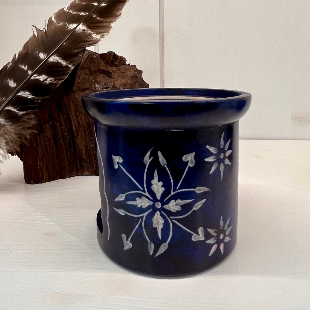 Räucherstövchen | Räuchergefäß aus Speckstein "Lotus"