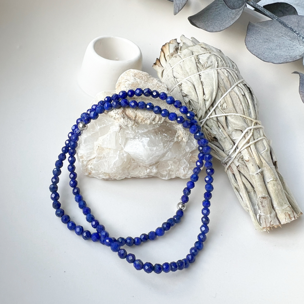 
                  
                    Armband aus Lapislazuli Facettiert
                  
                