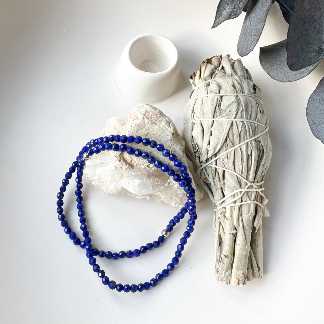 
                  
                    Armband aus Lapislazuli Facettiert
                  
                