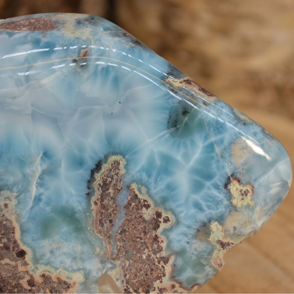 
                  
                    Larimar-Scheibe/Slab
                  
                