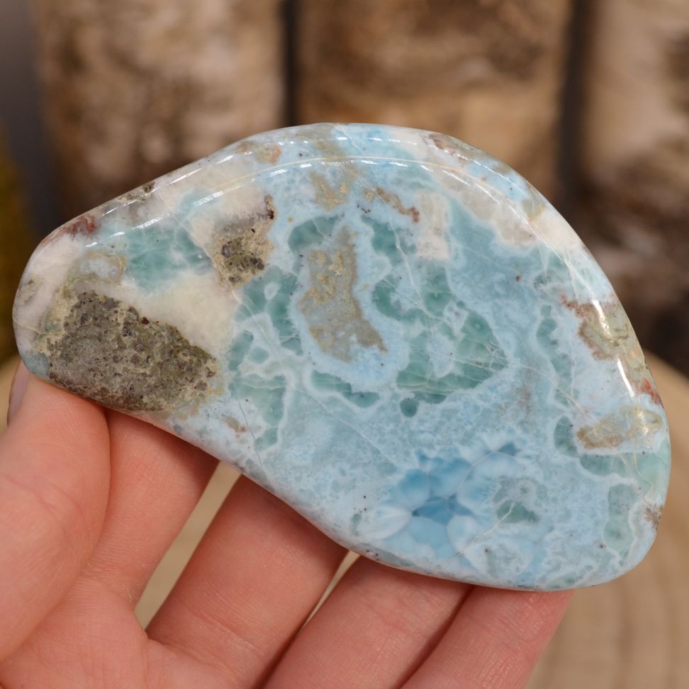 
                  
                    Larimar-Scheibe/Slab
                  
                