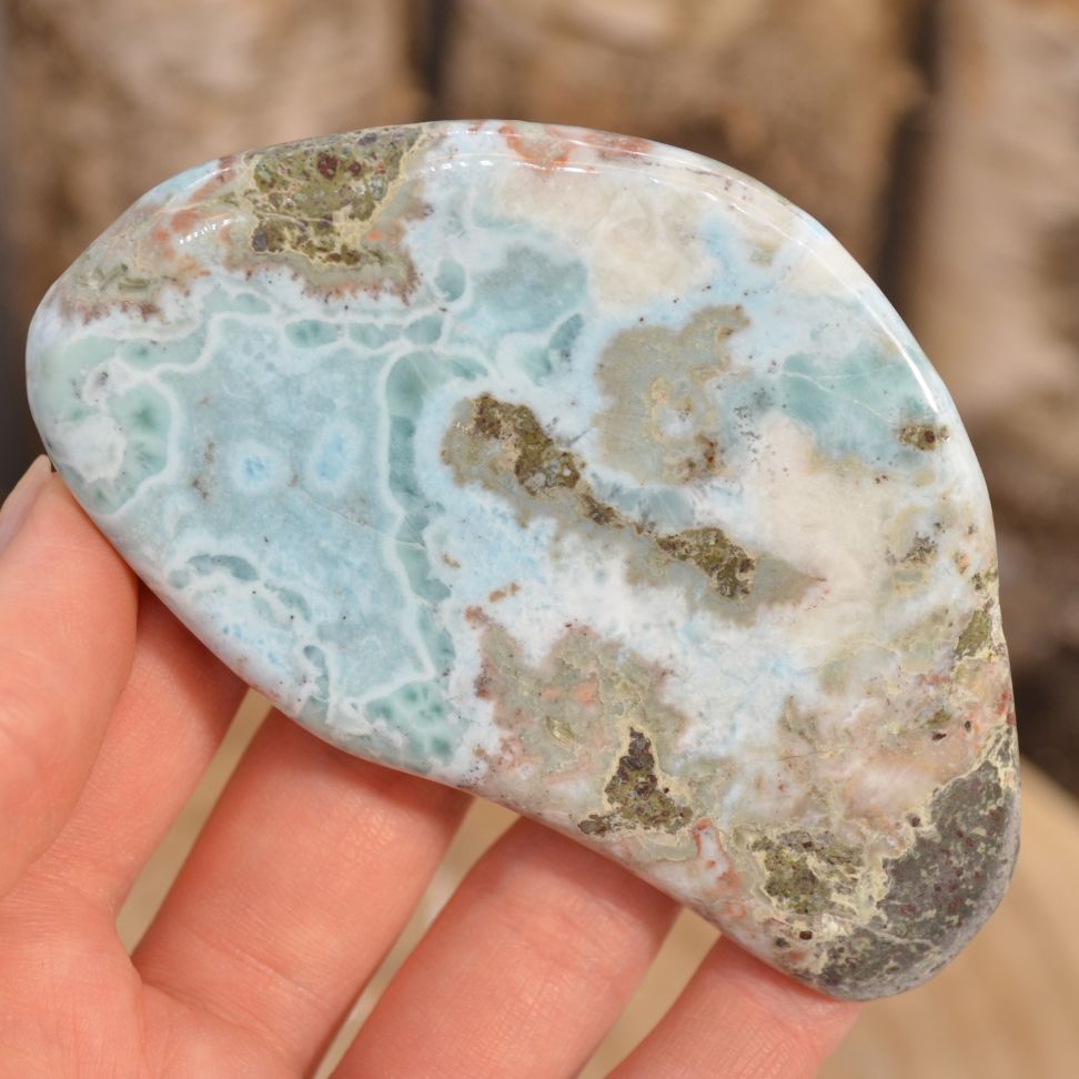 
                  
                    Larimar-Scheibe/Slab
                  
                