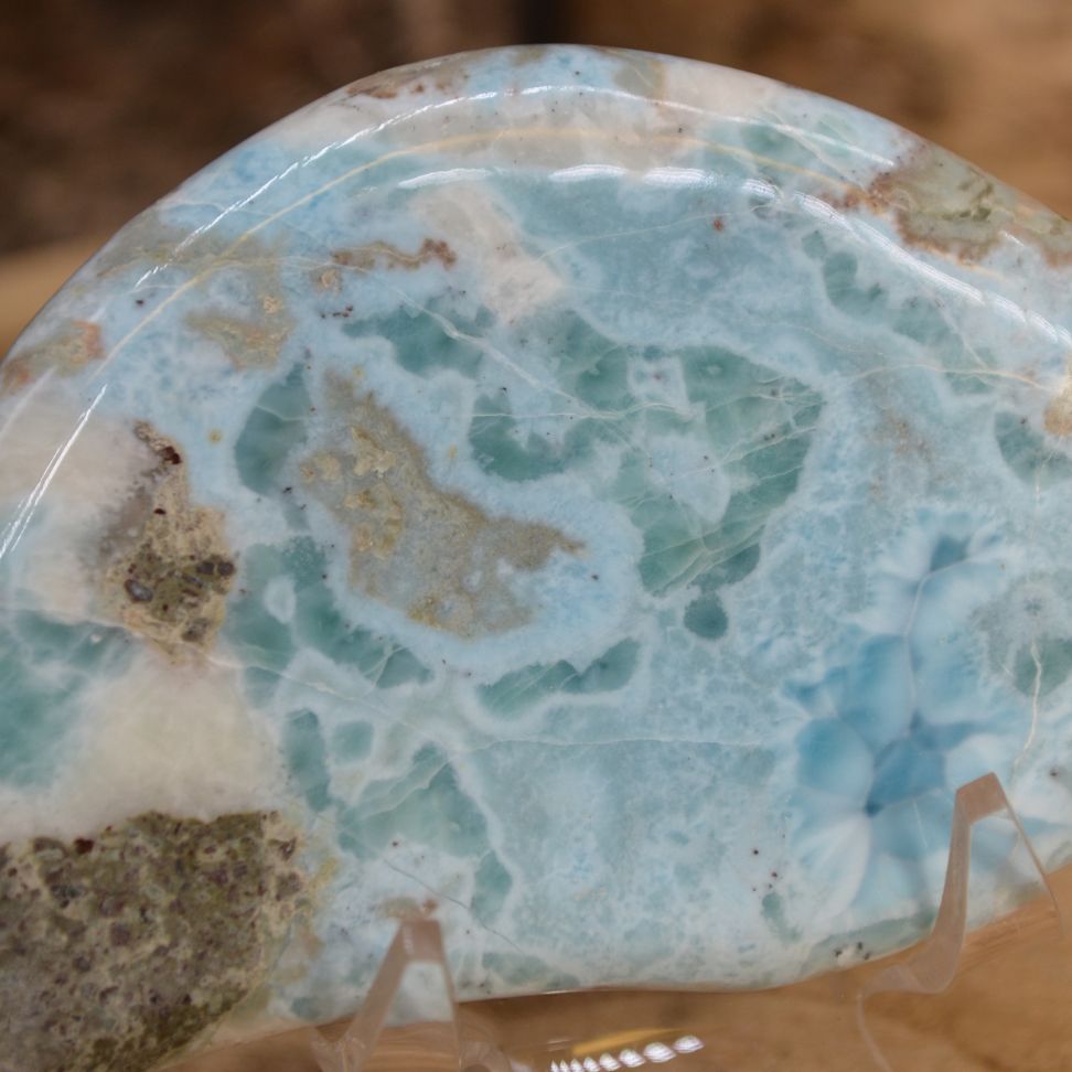 
                  
                    Larimar-Scheibe/Slab
                  
                