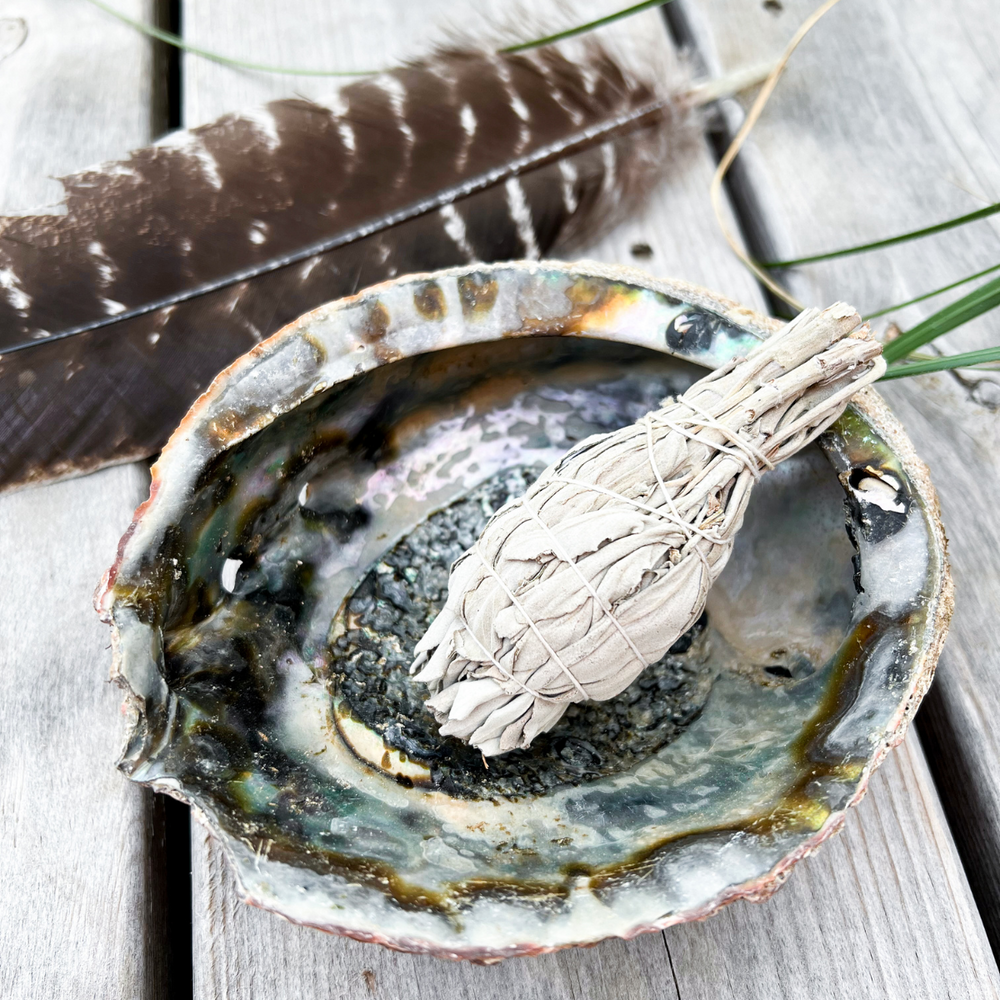 Räucherset mit Abalone Muschel