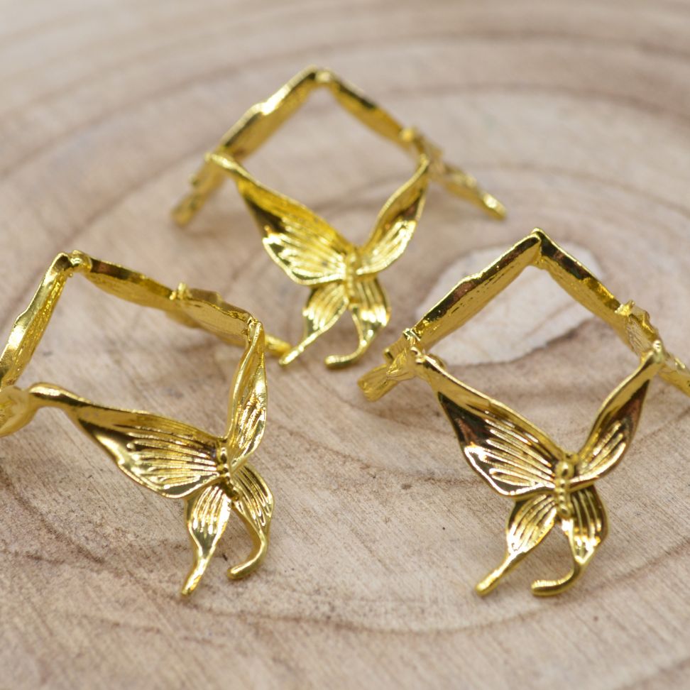 Kugelhalter, goldfarben