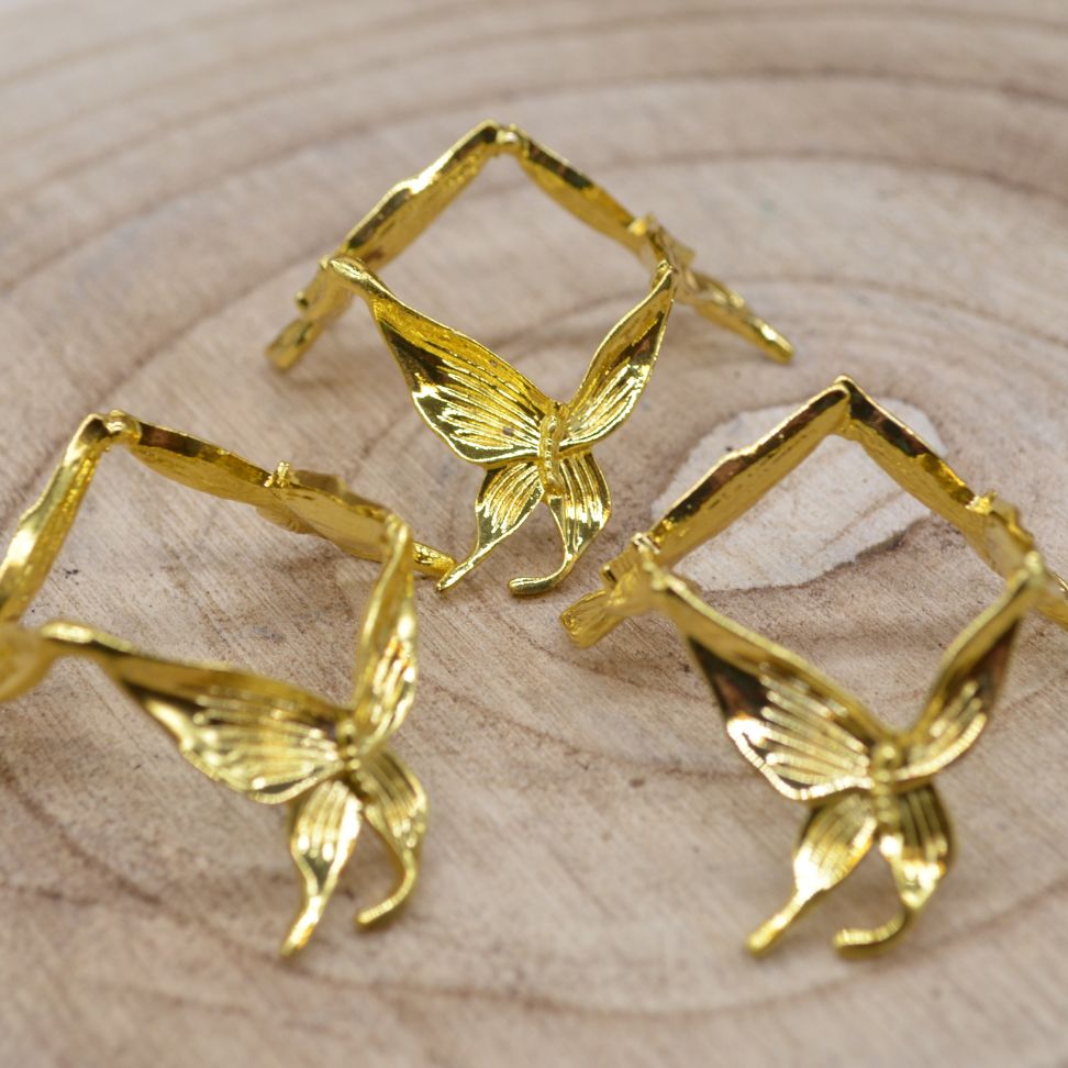 Kugelhalter, goldfarben