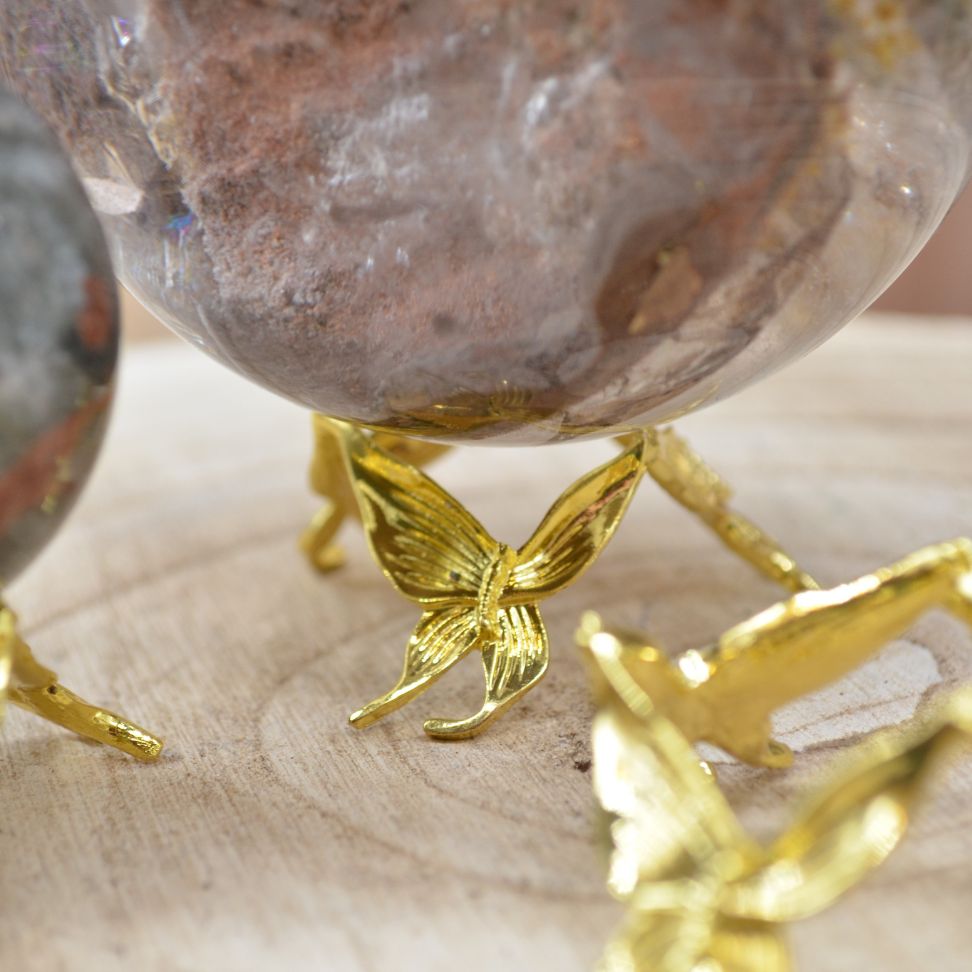 Kugelhalter, goldfarben
