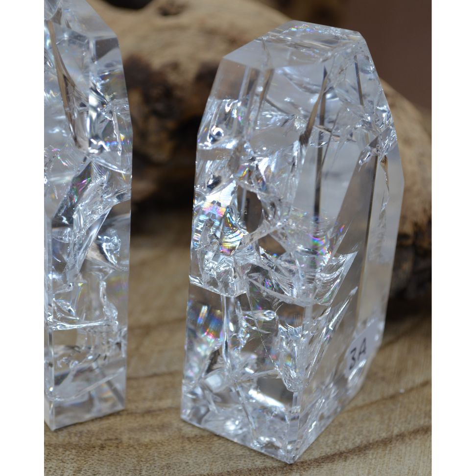 Crackle Quartz Bergkristall Free Form