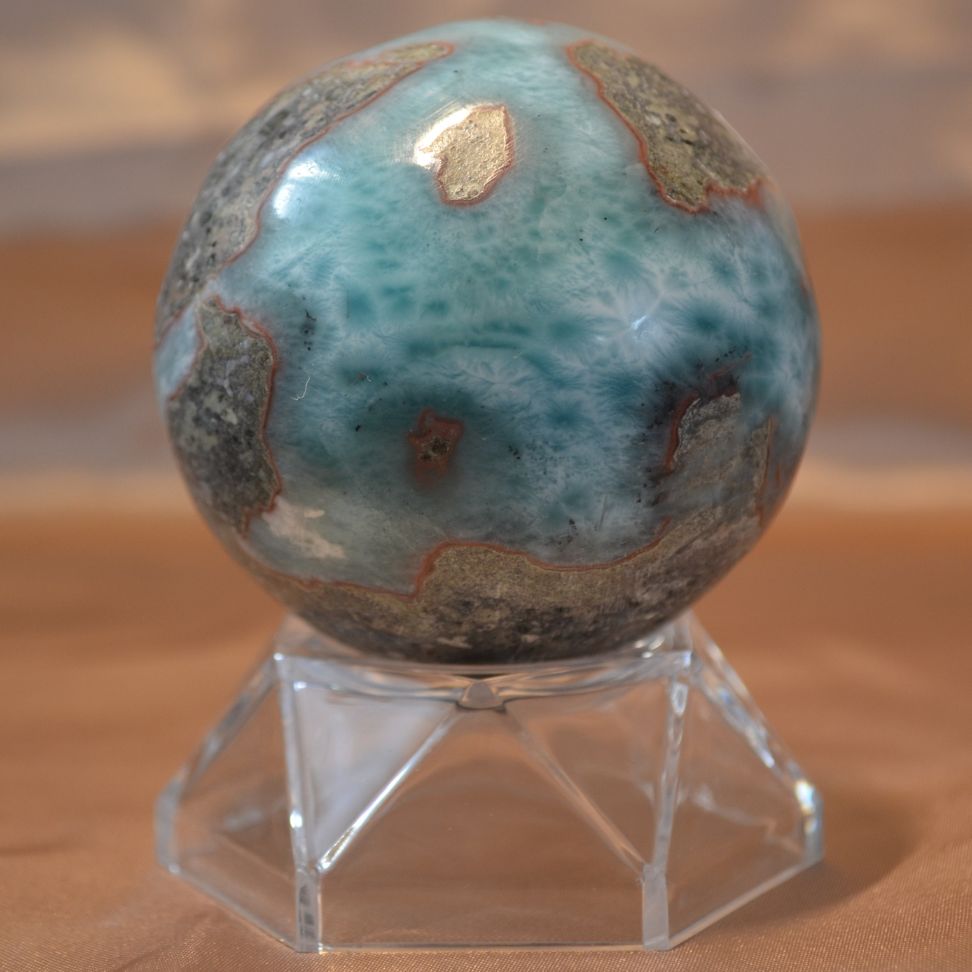 Larimar-Kugel Nr. 1