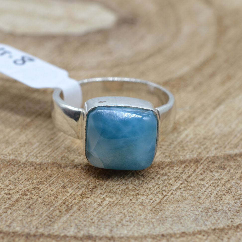 
                  
                    Larimar Ring Nr. 8
                  
                