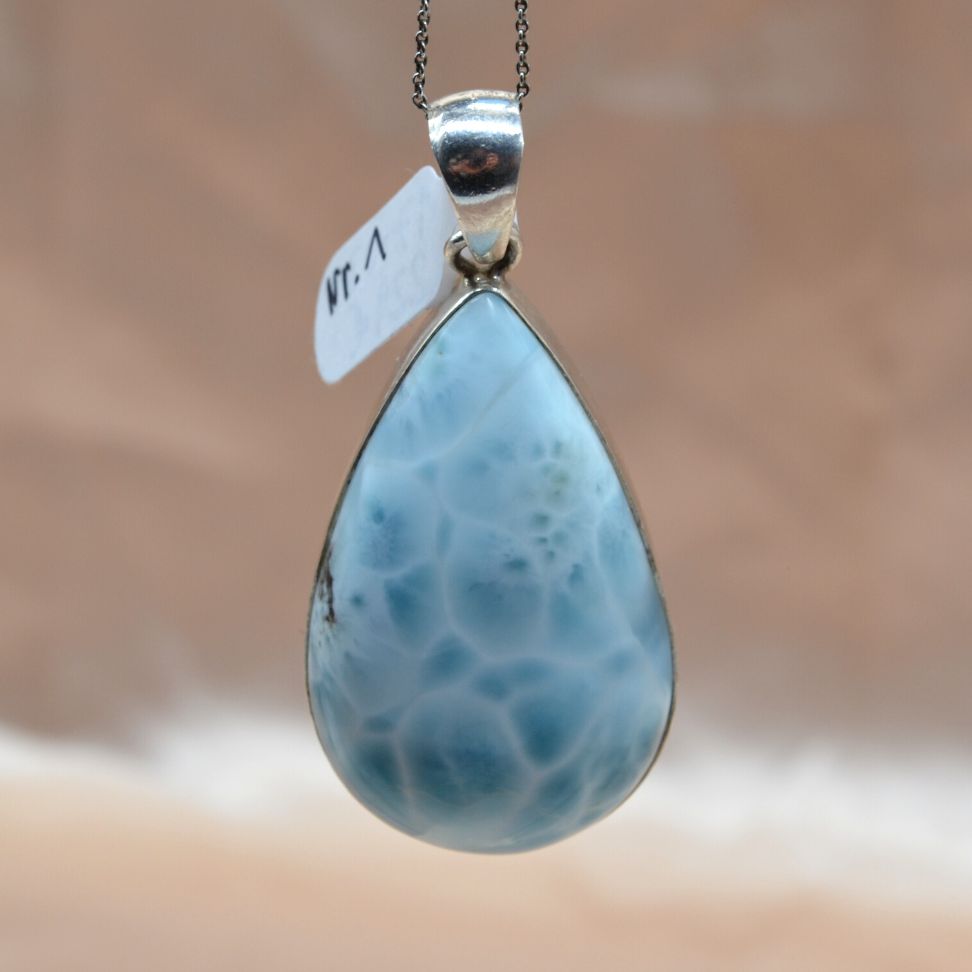 Larimar-Anhänger in Silber Nr. 1