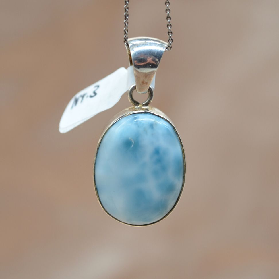 Larimar-Anhänger in Silber Nr. 3