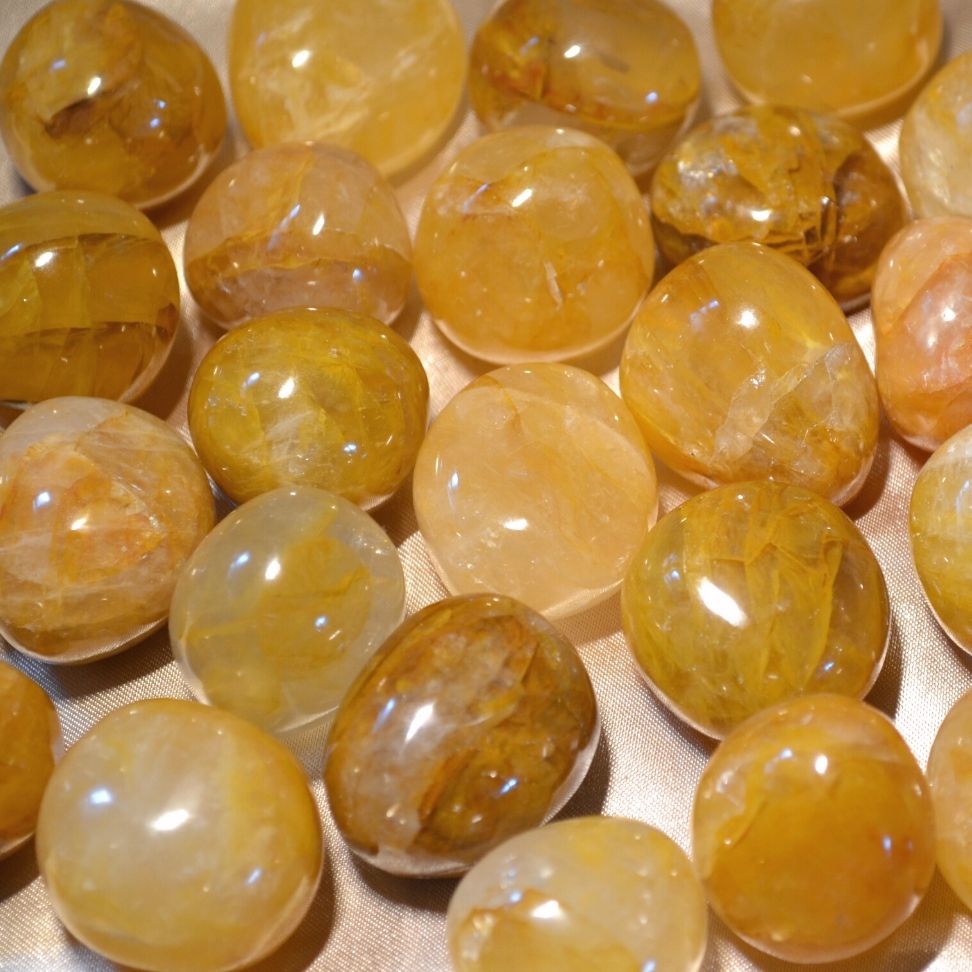 Bergkristall Golden Healer Trommelstein