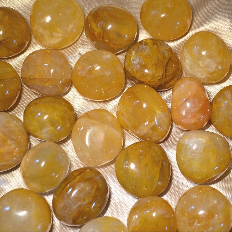 Bergkristall Golden Healer Trommelstein