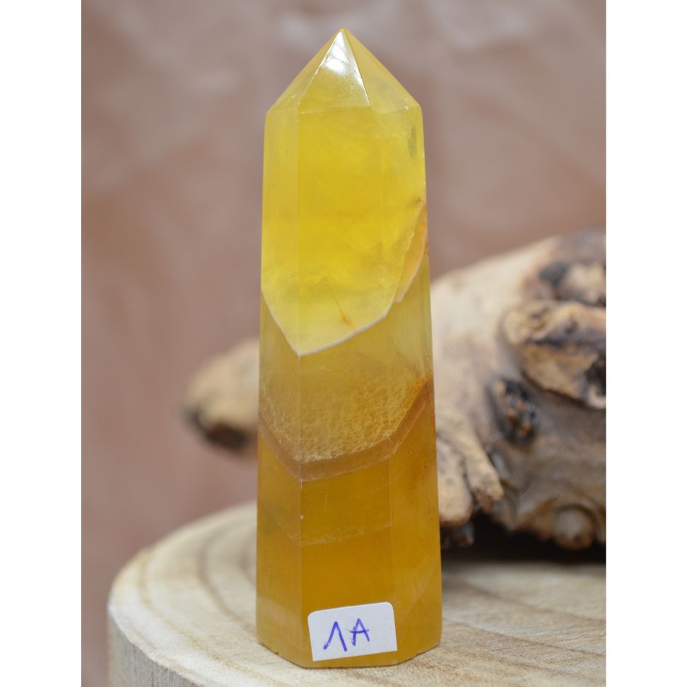 Gelber Fluorit Points