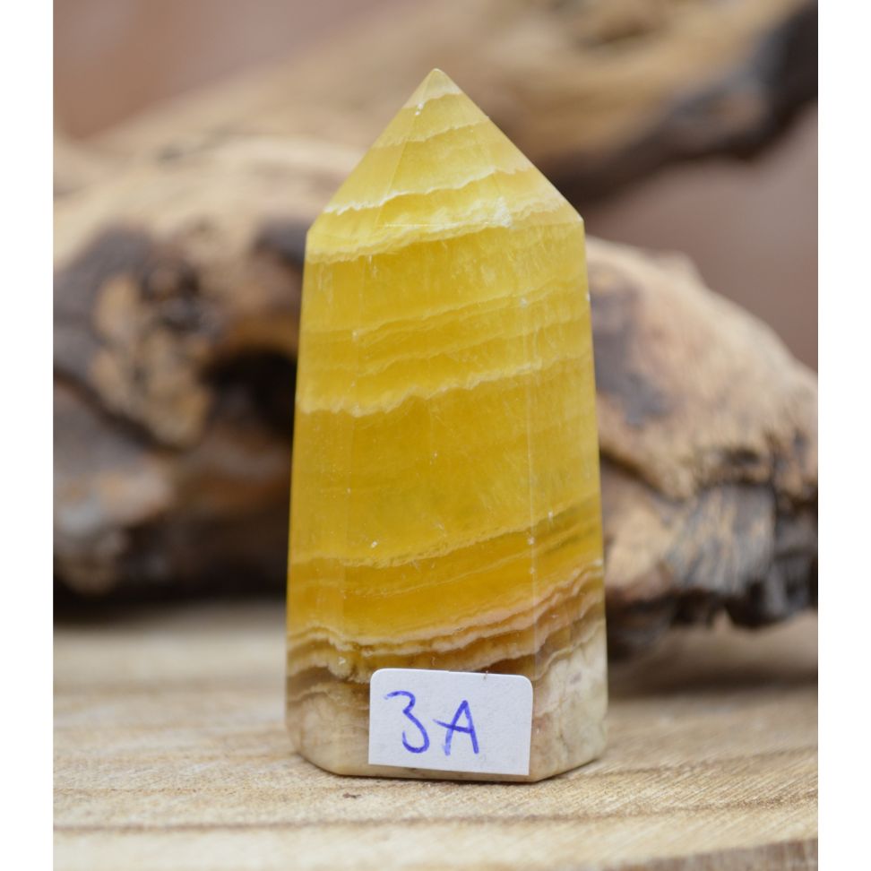 Gelber Fluorit Points